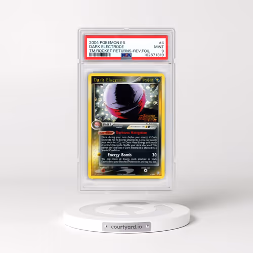2004 Pokémon EX Team Rocket Returns #4 Dark Electrode - Reverse Foil (PSA 9 MINT)