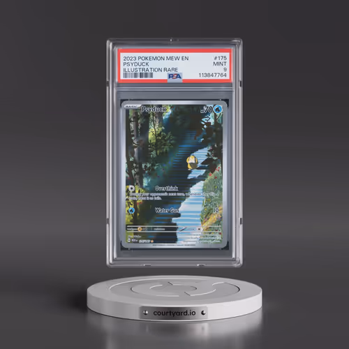 2023 Pokémon Mew EN-151 #175 Psyduck - Illustration Rare (PSA 9 MINT)