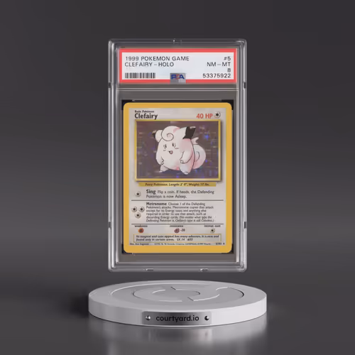 1999 Pokémon Game #5 Clefairy - Holo (PSA 8 NM-MT)