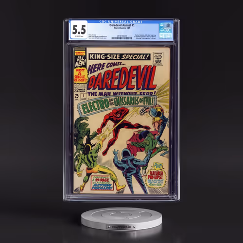 Daredevil Annual #1 CGC 5.5 Off-white Pages (Marvel Comics, 9/67) - Universal