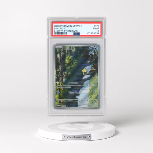 2023 Pokémon Mew EN-151 #175 Psyduck - Illustration Rare (PSA 9 MINT)
