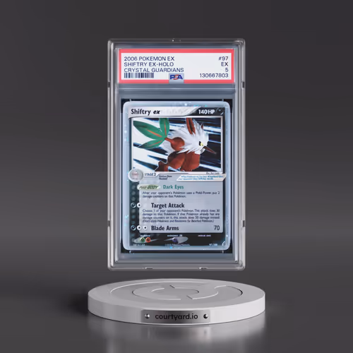 2006 Pokémon EX Crystal Guardians #97 Shiftry EX - Holo Holo (PSA 5 EX)