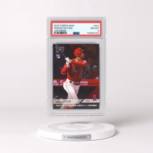 2018 Topps Now #42J Shohei Ohtani - Japanese (PSA 8 NM-MT)