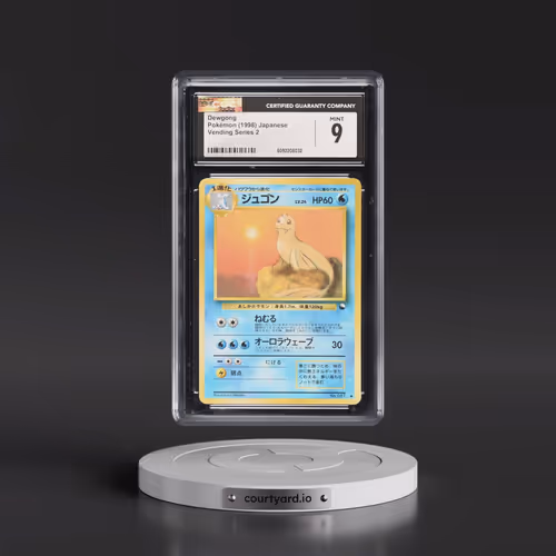 1998 Vending Series 2 (Pokeball Symbol. Glossy) Dewgong - (Glossy with Rarity Symbol) (CGC 9 MINT)