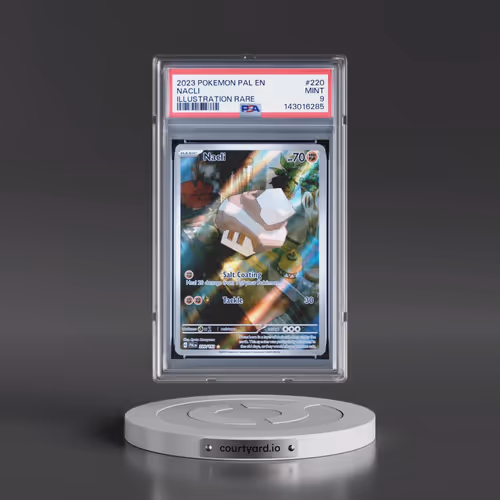 2023 Pokémon Pal EN-Paldea Evolved #220 Nacli - Illustration Rare (PSA 9 MINT)