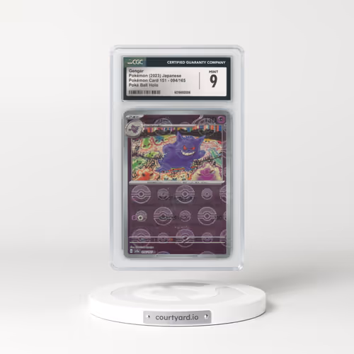 2023 Pokémon Card 151 #094/165 Gengar - Reverse Holo Poke Ball (CGC 9 MINT)