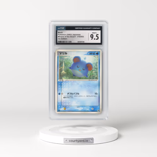 2003 Miracle of the Desert #016/053 Marill - 1st Edition (CGC 9.5 MINT+)