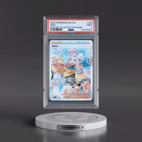 2023 Pokémon Pal EN-Paldea Evolved #269 Iono - Special Illustration Rare (PSA 9 MINT)