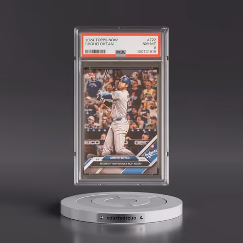 2024 Topps Now #722 Shohei Ohtani (PSA 8 NM-MT)