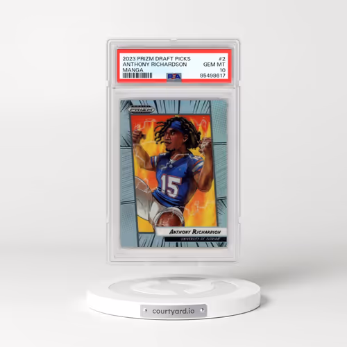 2023 Panini Prizm Draft Picks Manga #MGA2 Anthony Richardson (PSA 10 GEM MINT)