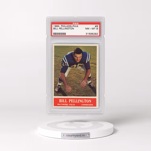 1964 Philadelphia #9 Bill Pellington (PSA 8 NM-MT)