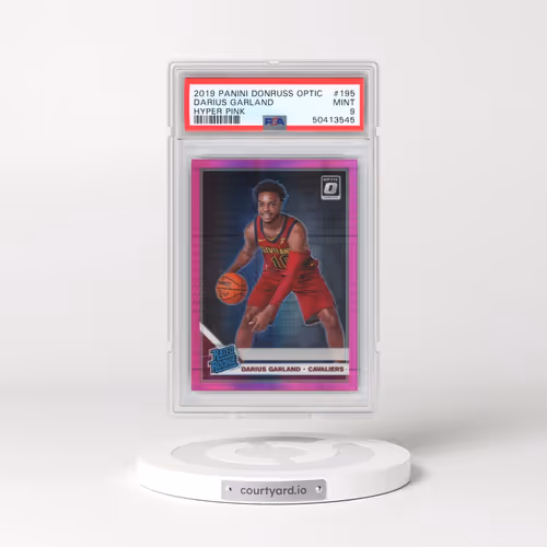 2019 Panini Donruss Optic #195 Darius Garland - Hyper Pink (PSA 9 MINT)