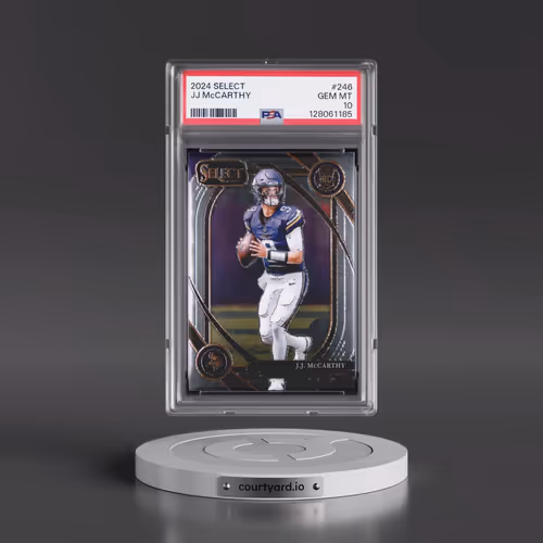 2024 Panini Select #246 JJ McCarthy (PSA 10 GEM MINT)