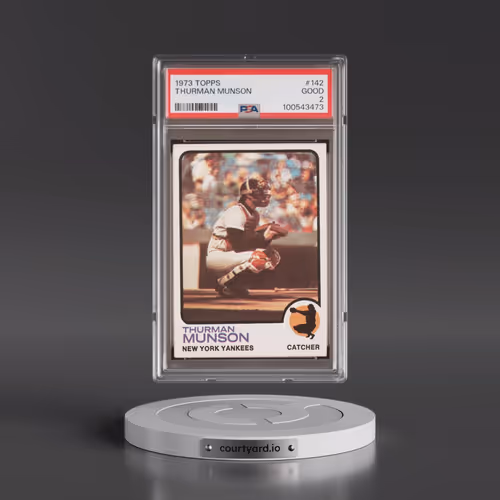 1973 Topps #142 Thurman Munson (PSA 2 GOOD)