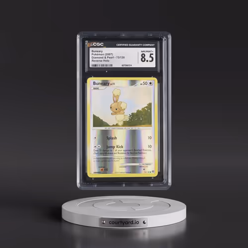 2007 Diamond & Pearl #73/130 Buneary - Reverse Holo (CGC 8.5 NM-MT+)
