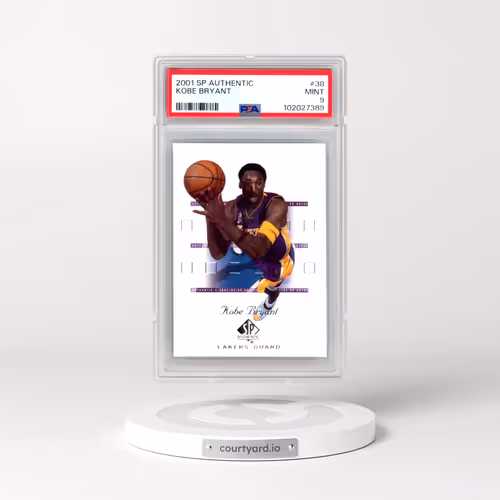 2001 SP Authentic #38 Kobe Bryant (PSA 9 MINT)