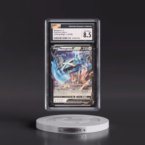 2021 Chilling Reign #112/198 Metagross V - Holo (CGC 8.5 NM-MT+)