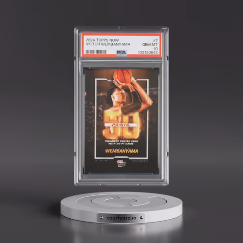 2024 Topps Now #7 Victor Wembanyama (PSA 10 GEM MINT)