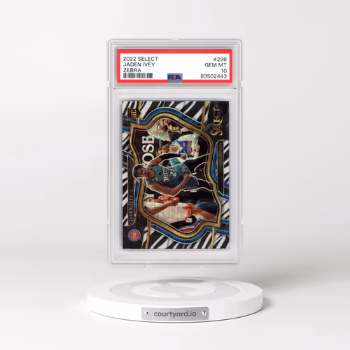 2022 Panini Select #298 Jaden Ivey - Zebra (PSA 10 GEM MINT)