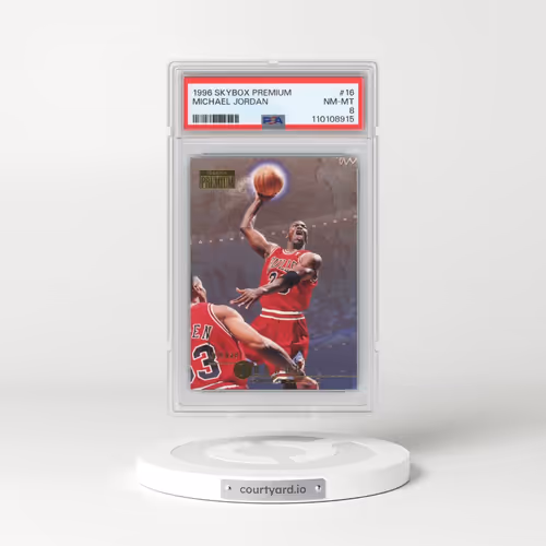 1996 Skybox Premium #16 Michael Jordan (PSA 8 NM-MT)