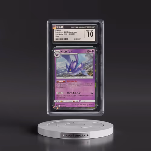 2019 Full Metal Wall #018/054 Crobat - Holo (CGC 10 GEM MINT)