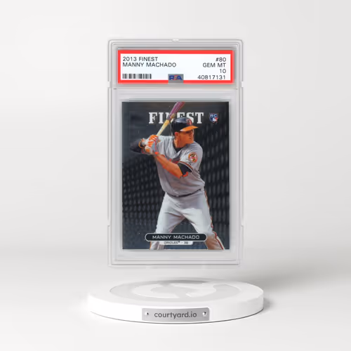 2013 Finest #80 Manny Machado (PSA 10 GEM MINT)