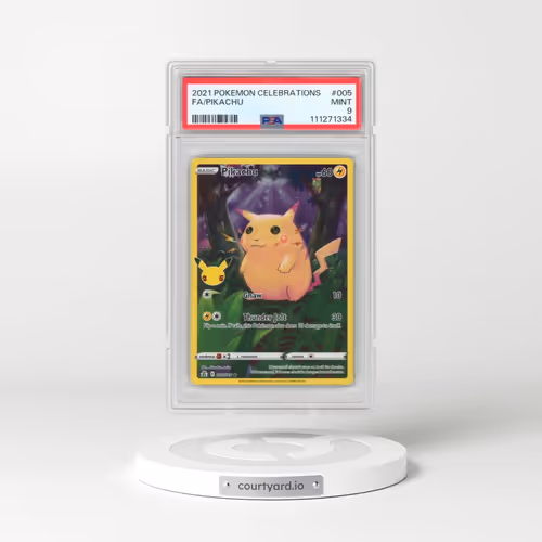 2021 Pokémon Celebrations #005 Pikachu - Full Art (PSA 9 MINT)
