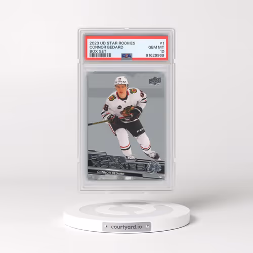 2023 Upper Deck NHL Star Rookies Box Set #1 Connor Bedard (PSA 10 GEM MINT)