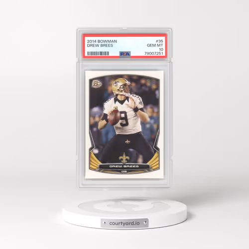 2014 Bowman #35 Drew Brees (PSA 10 GEM MINT)