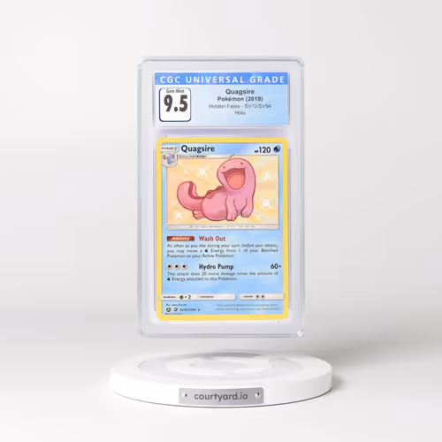 2019 Hidden Fates #SV10/SV94 Quagsire - Shiny Vault Holo (CGC 10 GEM MINT)