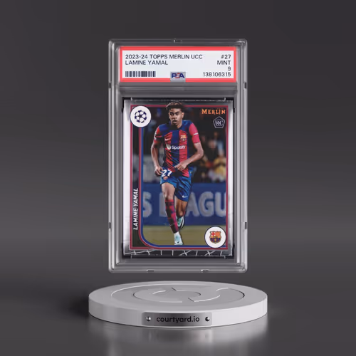 2023-24 Topps Merlin UEFA Club Competitions #27 Lamine Yamal (PSA 9 MINT)