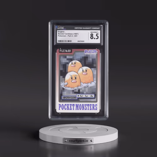 1997 (Pocket Monsters on Bottom) Part 4 #051 Dugtrio (CGC 8.5 NM-MT+)