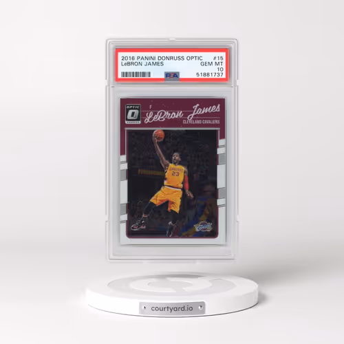 2016 Panini Donruss Optic #15 LeBron James (PSA 10 GEM MINT)