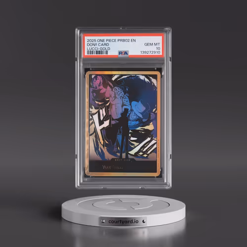 2025 One Piece PRB02-Premium Booster -One Piece Card the Best- Vol.2 Don!! Card - Rob Lucci-Gold (PS