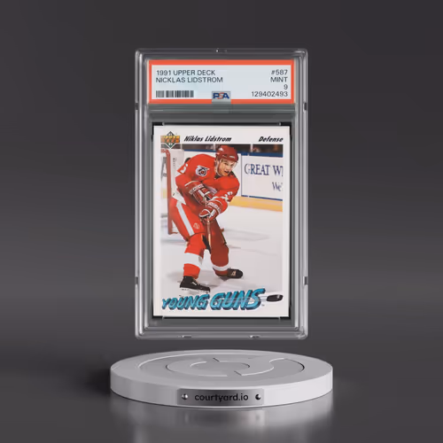 1991 Upper Deck #587 Nicklas Lidstrom (PSA 9 MINT)