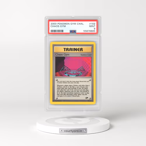 2000 Gym Challenge #102 Chaos Gym (PSA 9 MINT)