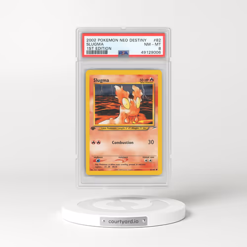 2002 Neo Destiny #82 Slugma - 1st Edition (PSA 8 NM-MT)