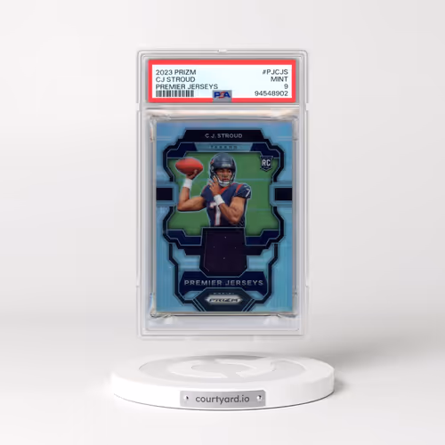 2023 Panini Prizm Premier Jerseys #PJCJS CJ Stroud (PSA 9 MINT)
