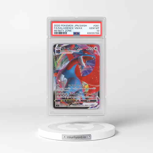 2020 Pokémon Sword & Shield Infinity Zone #081 Salamence Vmax - Full Art (PSA 10 GEM MINT)