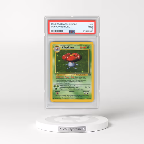 1999 Pokémon Jungle #15 Vileplume - Holo (PSA 9 MINT)