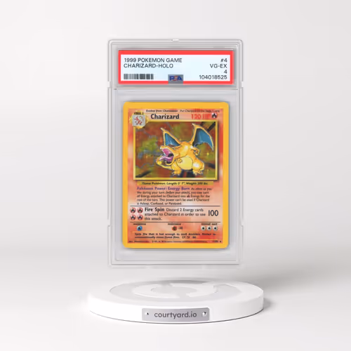 1999 Pokémon Game #4 Charizard - Holo (PSA 4 VG-EX)