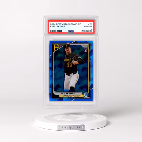 2024 Bowman Chrome Sapphire Edition #31 Paul Skenes (PSA 8 NM-MT)