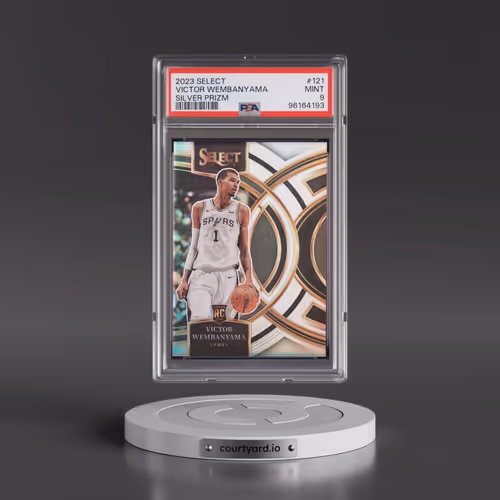 2023 Panini Select #121 Victor Wembanyama - Silver Prizm (PSA 9 MINT)