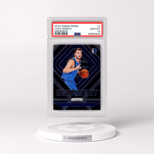 2018 Panini Prizm Emergent #3 Luka Doncic (PSA 10 GEM MINT)