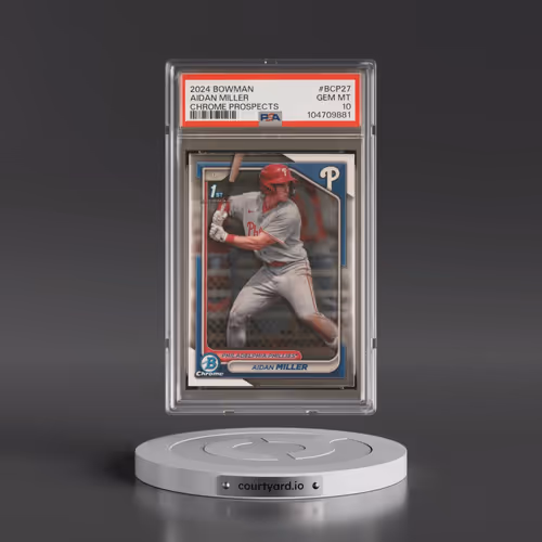 2024 Bowman Chrome Prospects #BCP27 Aidan Miller (PSA 10 GEM MINT)