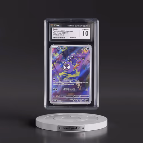 2024 Wild Force #080/071 Gastly - Art Rare Holo (CGC 10 GEM MINT)