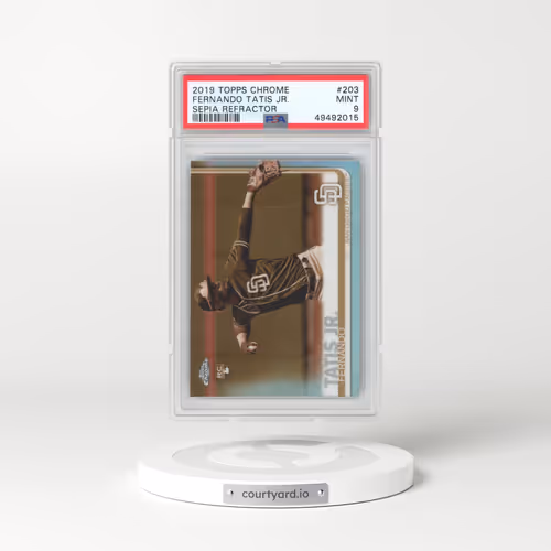 2019 Topps Chrome #203 Fernando Tatis Jr. - Sepia Refractor (PSA 9 MINT)