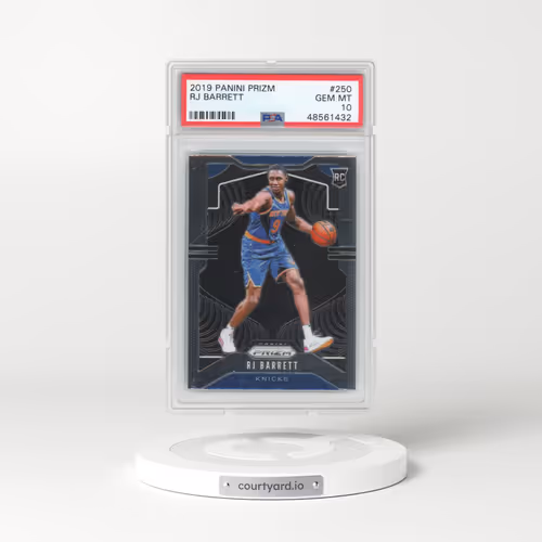 2019 Panini Prizm #250 RJ Barrett (PSA 10 GEM MINT)