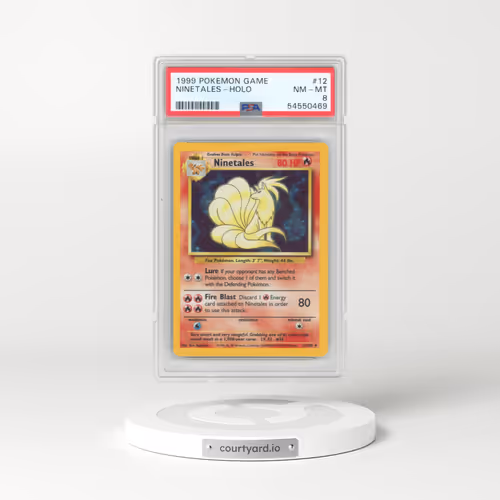 1999 Base Set #12 Ninetales - Holo (PSA 8 NM-MT)