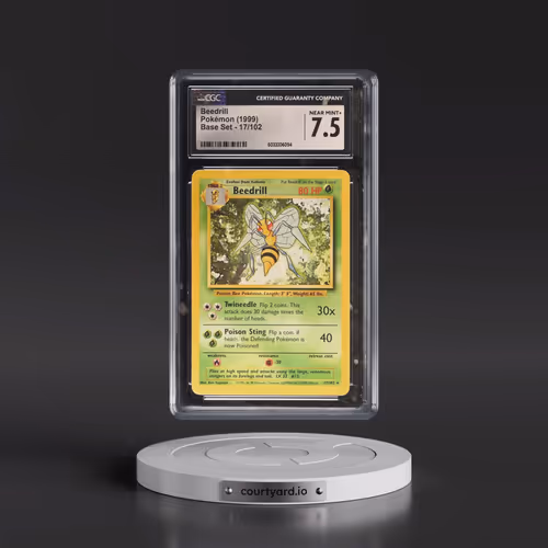1999 Base Set #17/102 Beedrill (CGC 7.5 NM+)